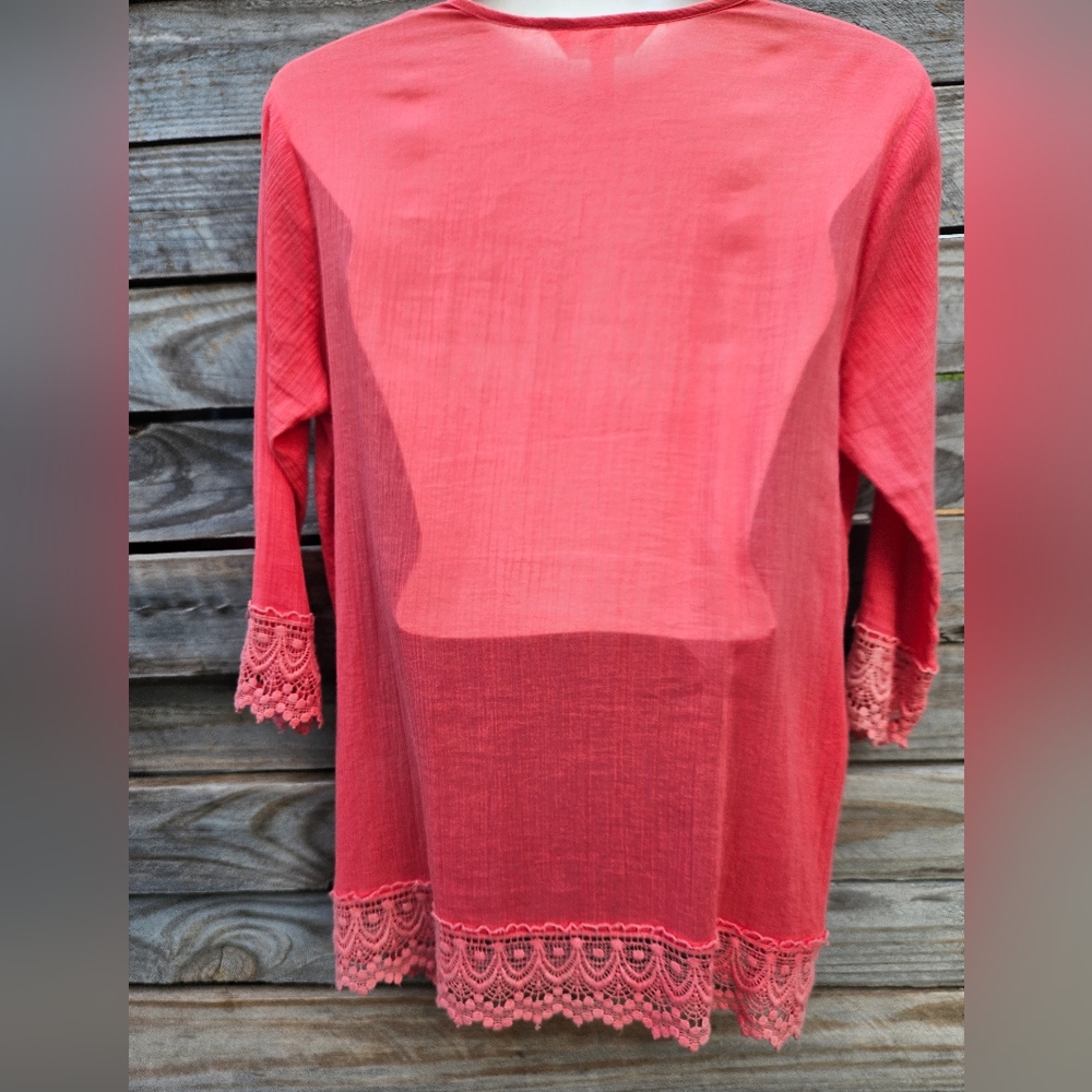 Krazy Kat 3/4 Sleeve Tunic - Picture 6 of 9